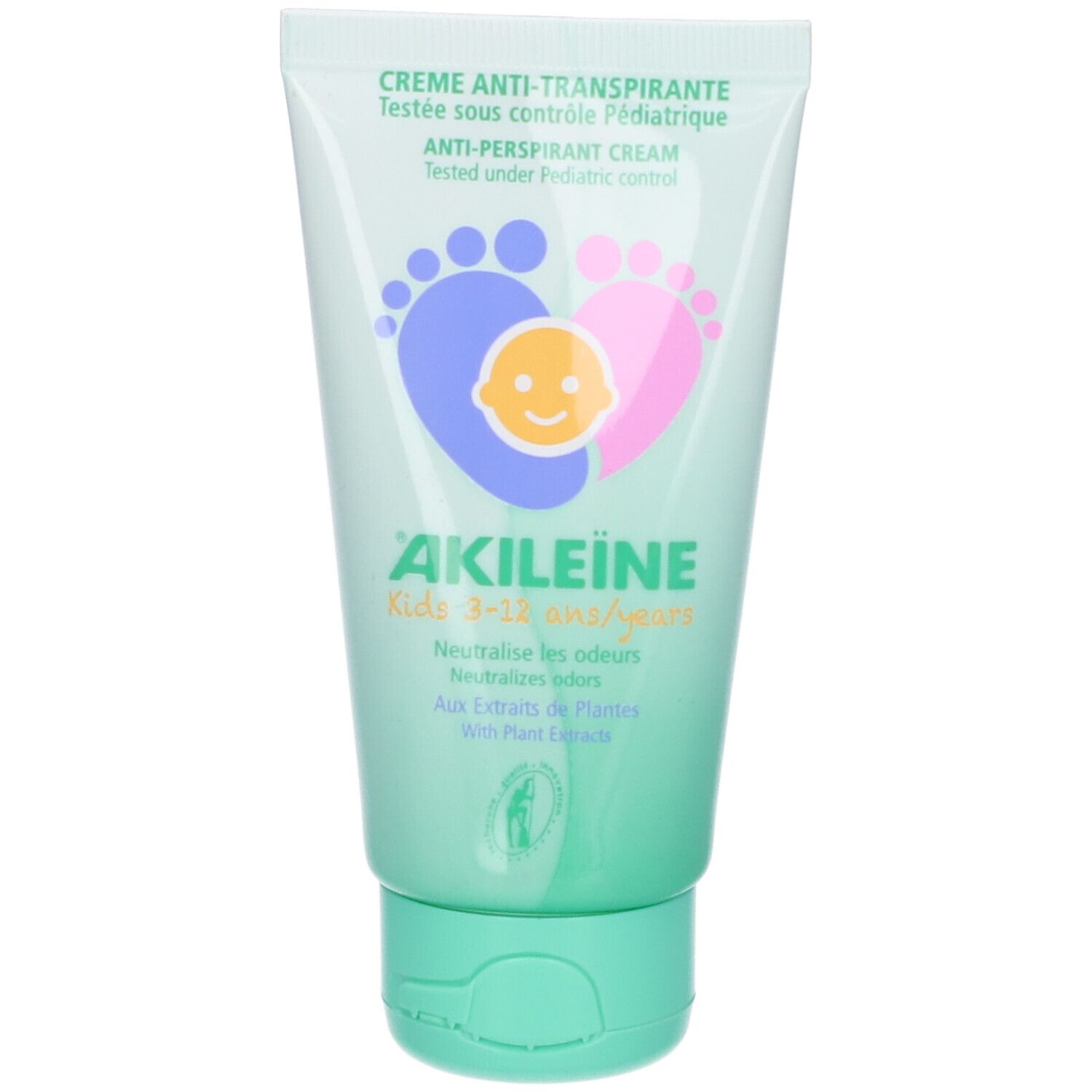 Akileine® Crème Anti-Transpirant Kids 3-12 ans