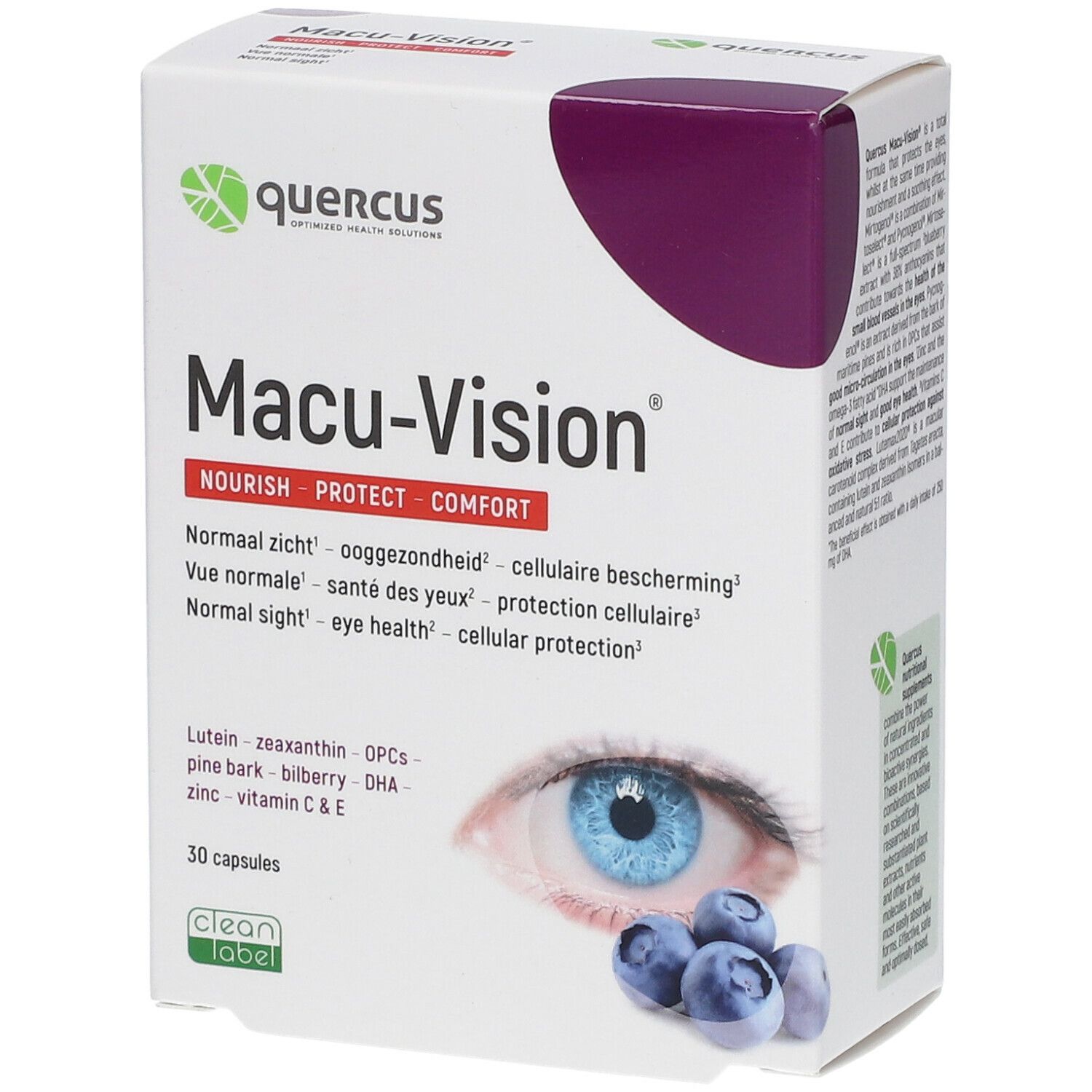Quercus Macu-Vision® Nourish-Protect-Comfort