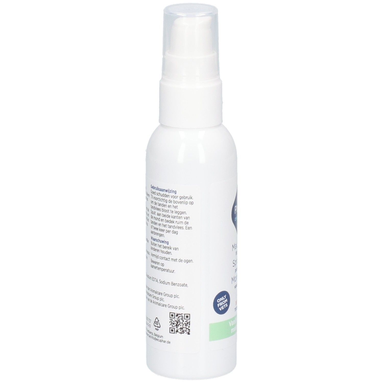 Plaqtiv+ Mondspray Voor Honden 60ml 60 ml Spray