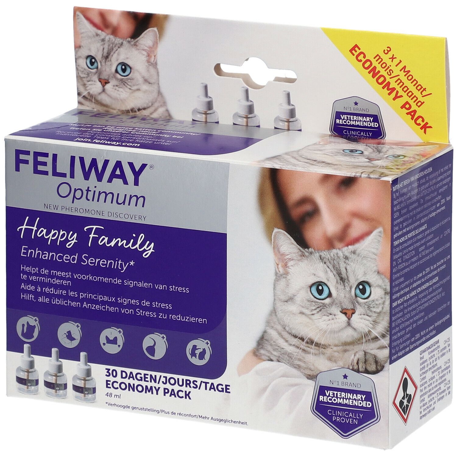 Feliway® Optimum Happy Family Recharge 3 mois