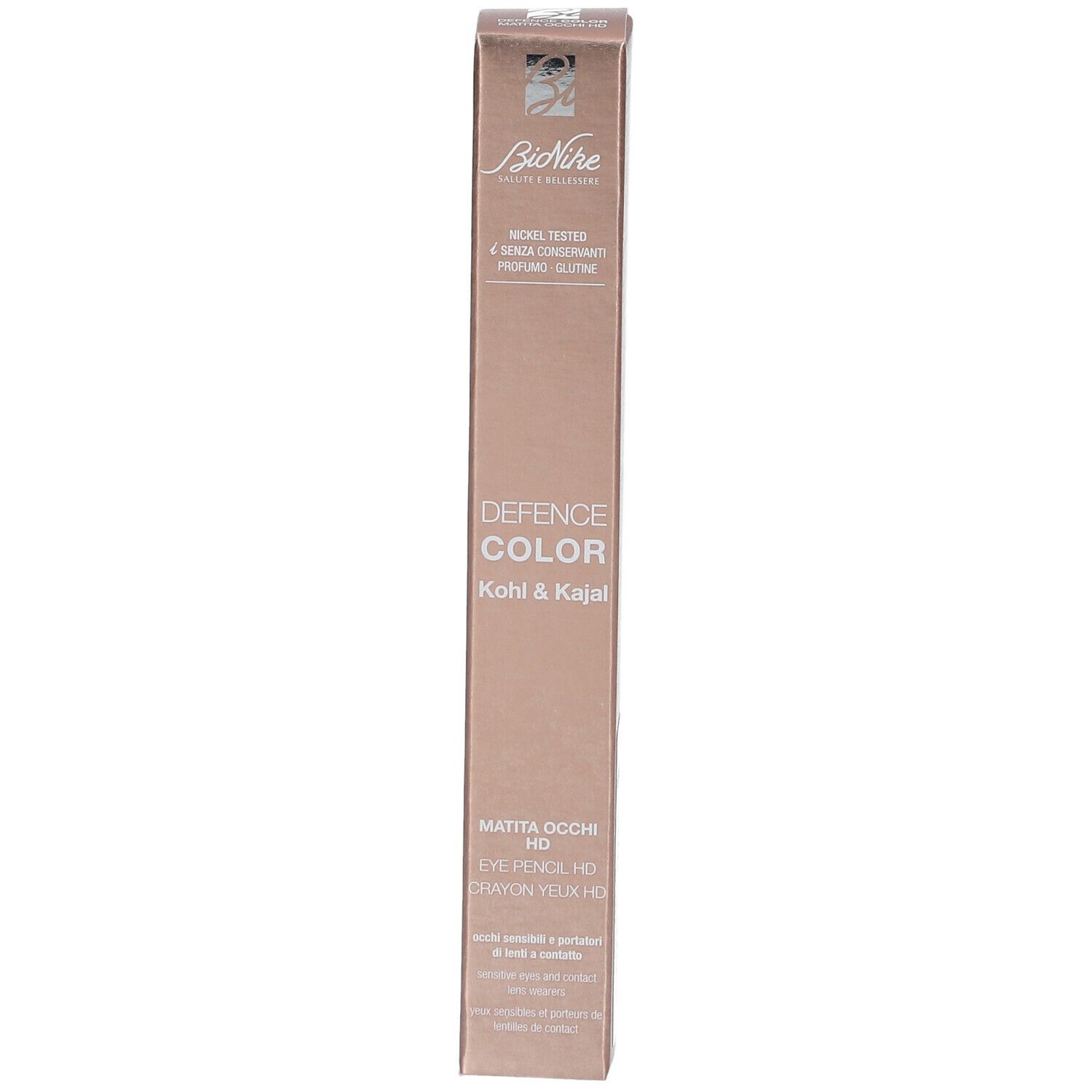 BioNike DEFENCE COLOR Eye Pencil HD 305. Braune Verpackung. Produktname und Farbe sind sichtbar.
