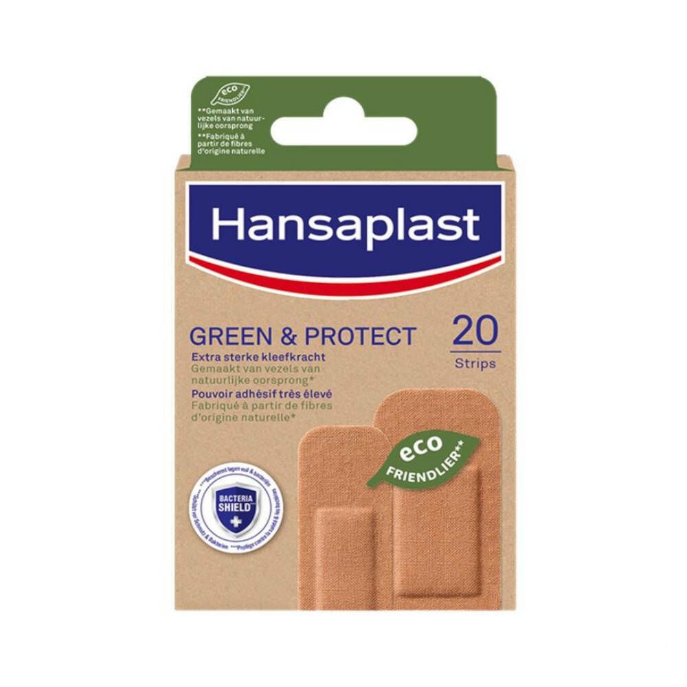 Hansaplast Pansements Strips Green & Protect