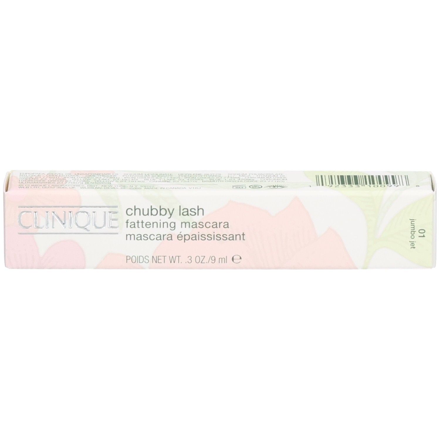 Clinique Chubby Lash Mascara Verpackung, 9 ml, Farbe Jumbo Jet.