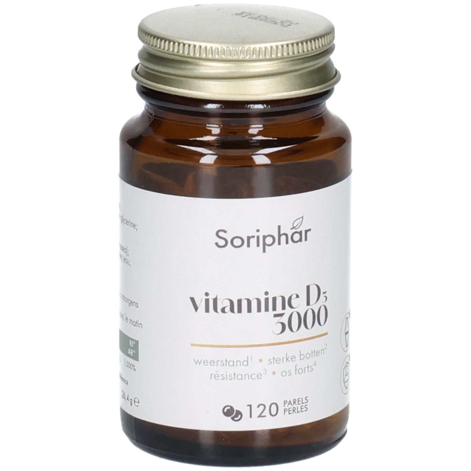 SoriaBel Vitamine D3 3000 120 Parels