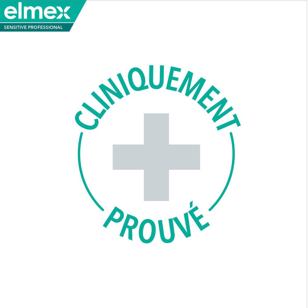 Logo rond avec croix. Texte : Cliniquement prouvé.