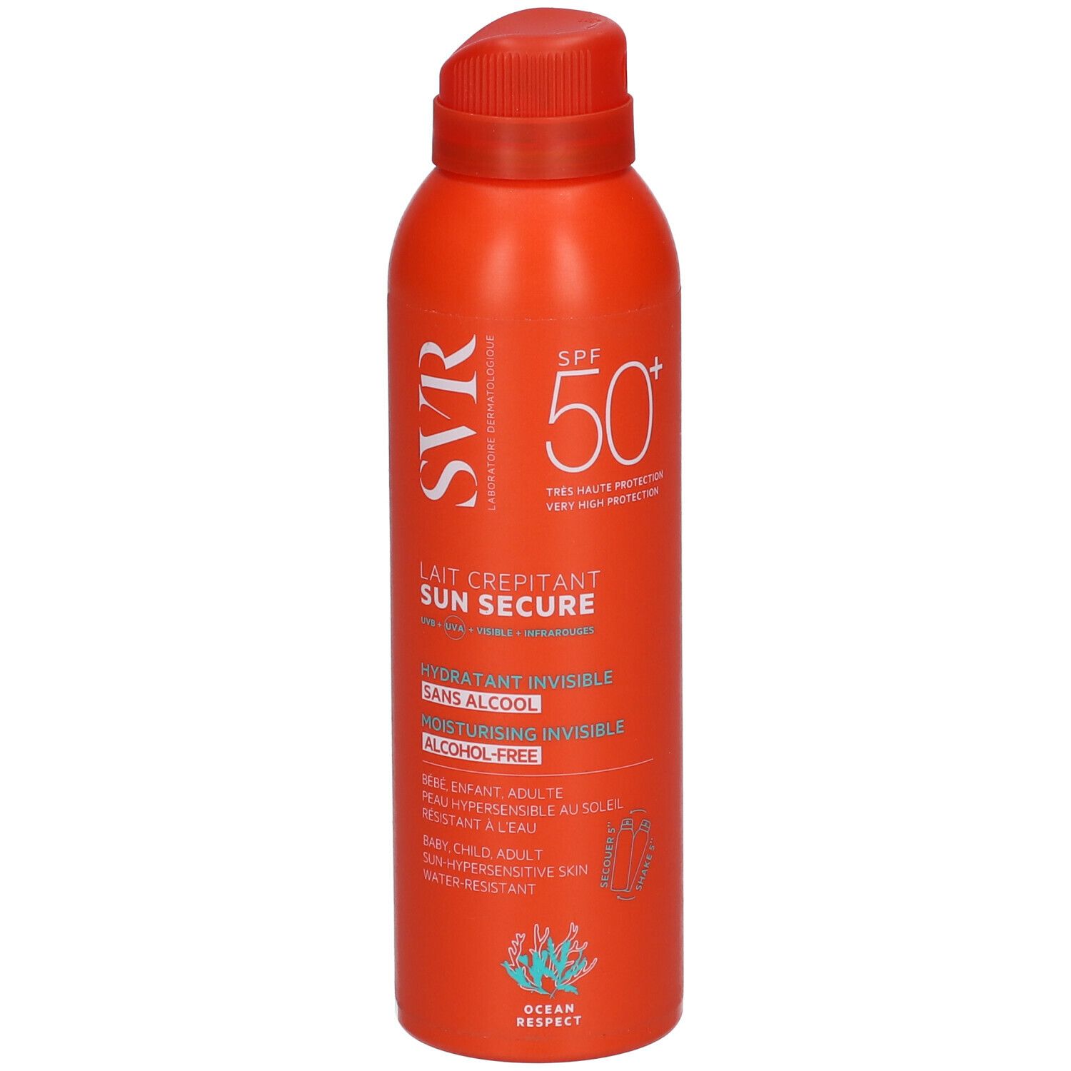 SVR SUN Secure Lait Crépitant Spf50+