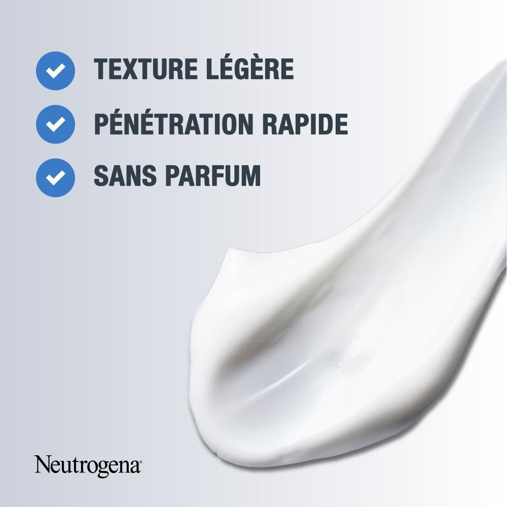 Neutrogena Retinol Boost. Crème sur la peau. Texte et symboles.
