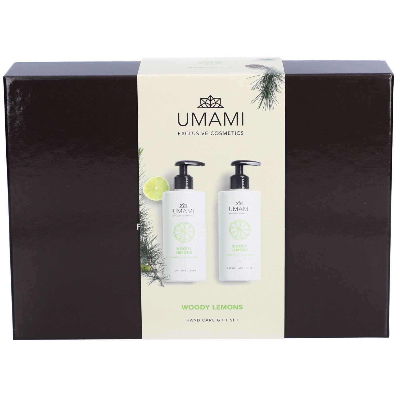 Umami Woody Lemons Giftset Hand Bergamote & Cèdre