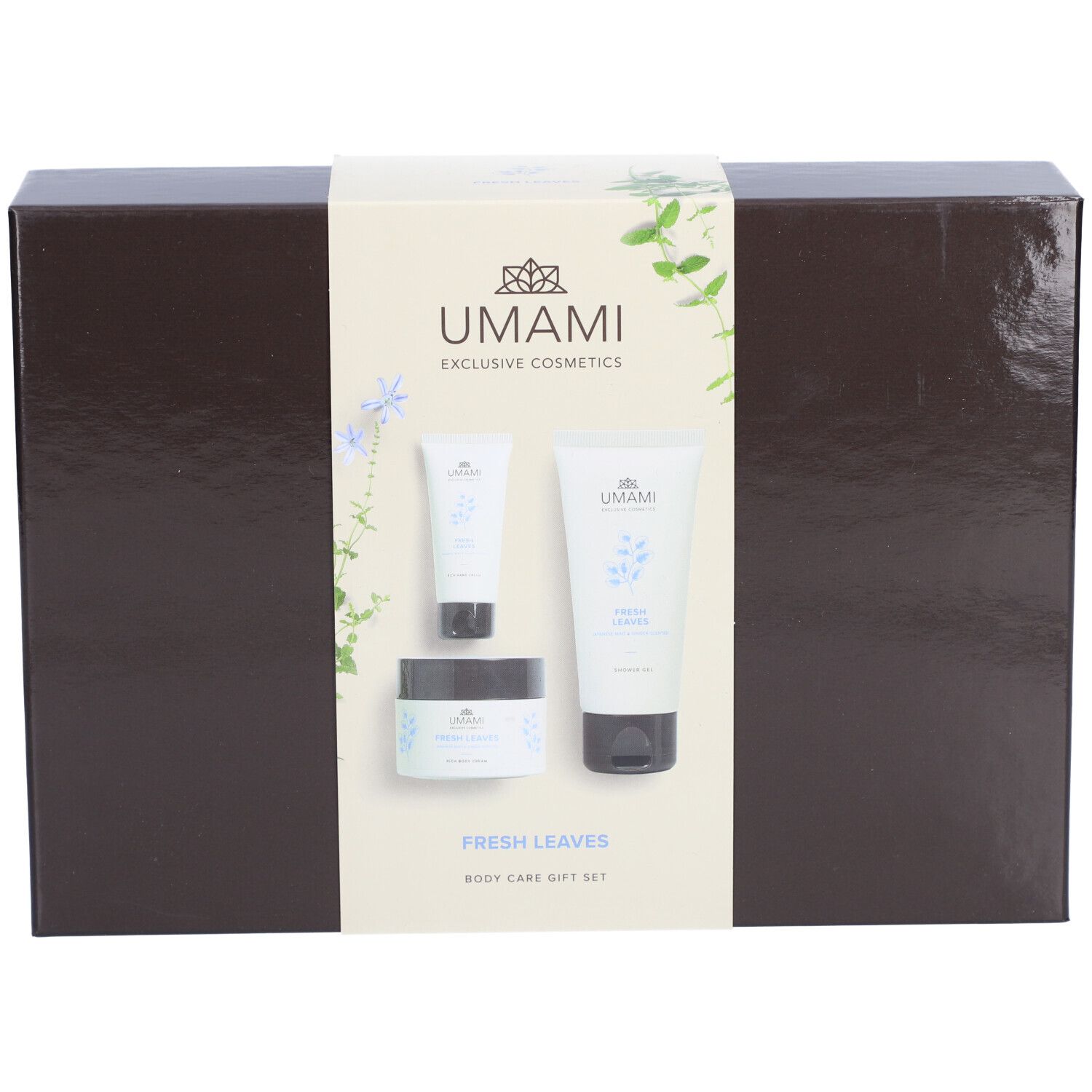 Umami Fresh Leaves Body Care Gift Set Menthe Japonaise & Gingembre