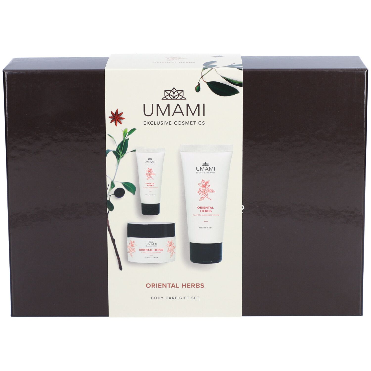Umami Oriental Herbs Body Care Gift Set Piment & Bois de Santal