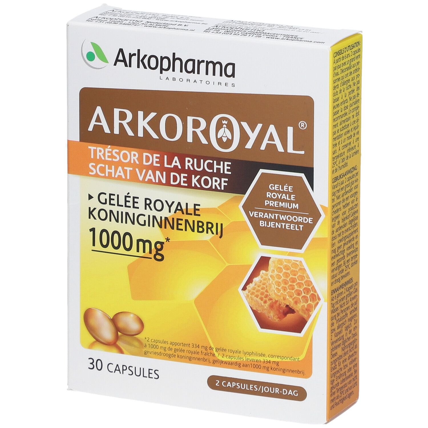 Arkoroyal Koninginnebrij 1000mg 30 Capsules