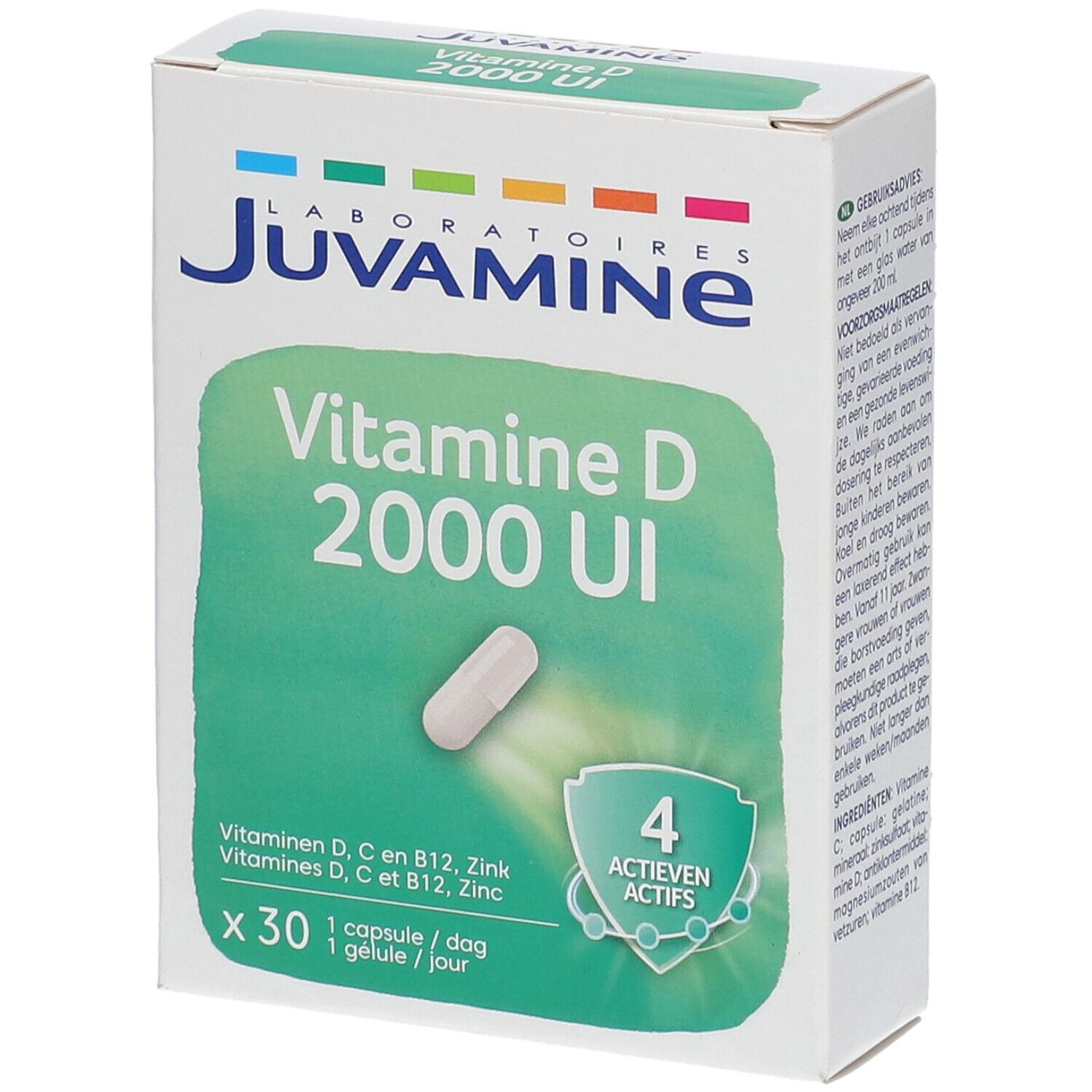 Juvamine Vitamine D 2000 UI 30 capsules