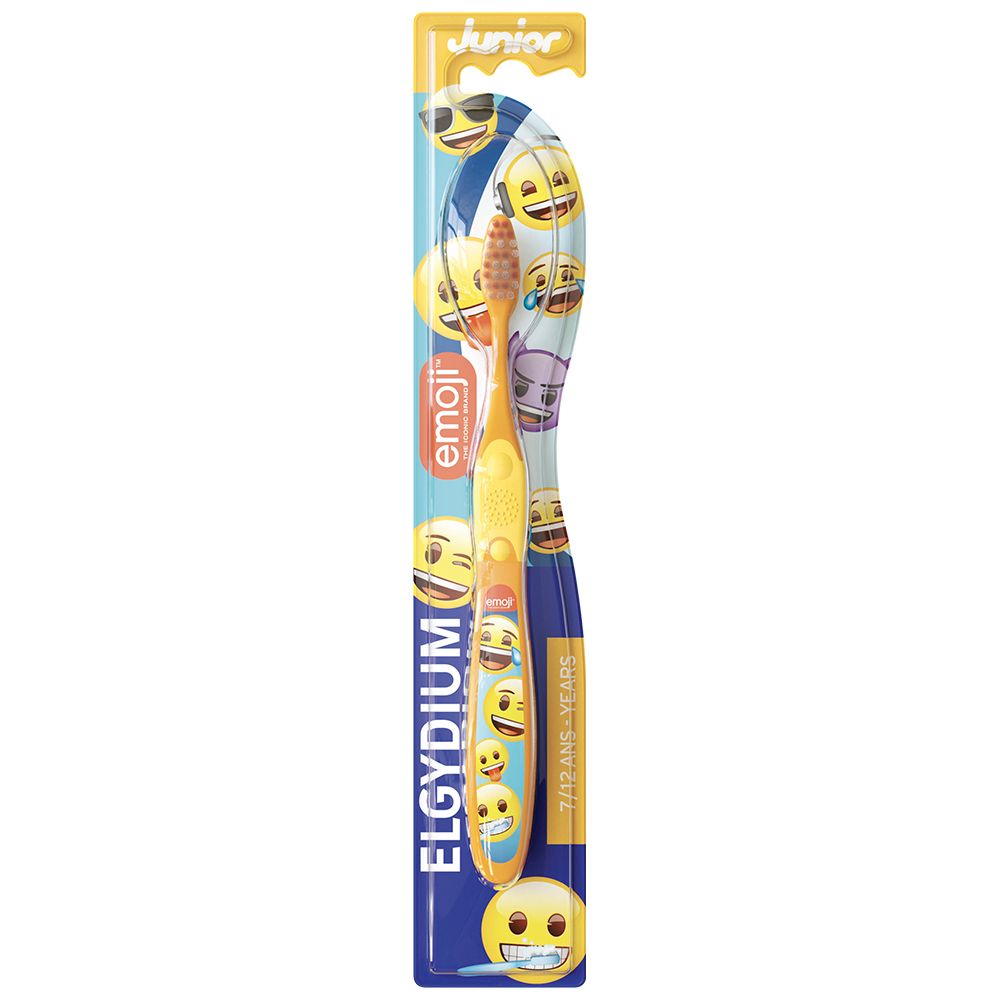 Elgydium Junior Emoji Tandenborstel Soft 1 St Zahnbürste