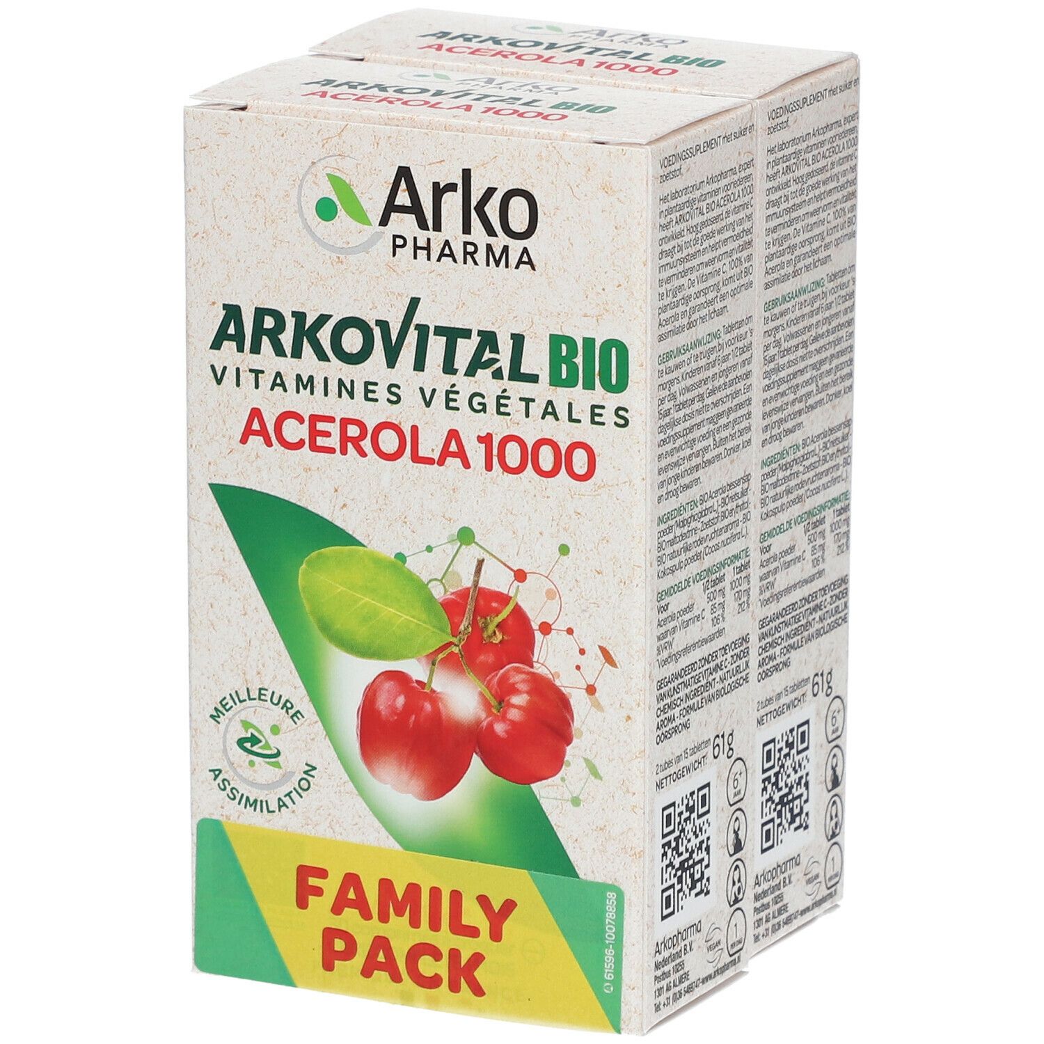 Arkopharma Arkovital Acerolla 1000 Bio