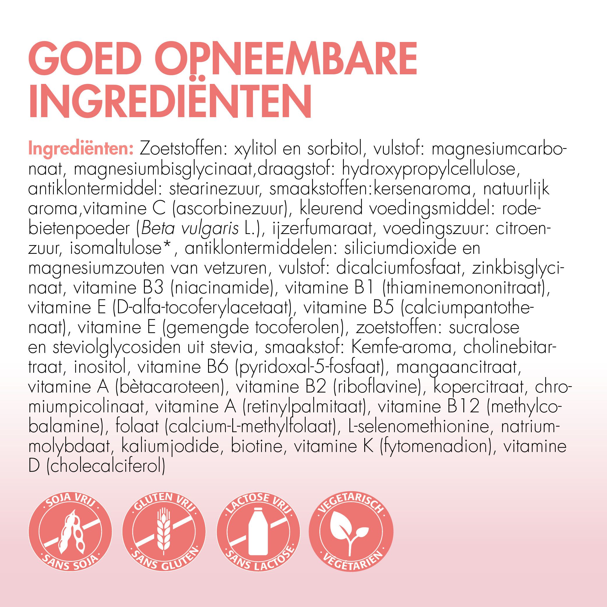 Infographic. BariNutrics Multi. De oplossing na elk type ingreep. 5 voordelen. Aanbevolen door 96% van de gebruikers.
