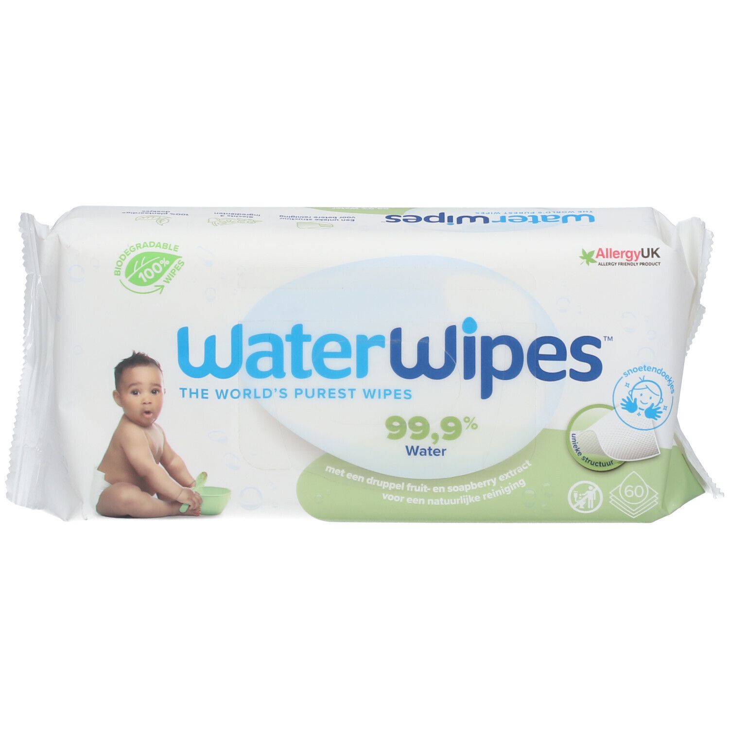 WaterWipes Snoetendoek Bio 60 St Tücher