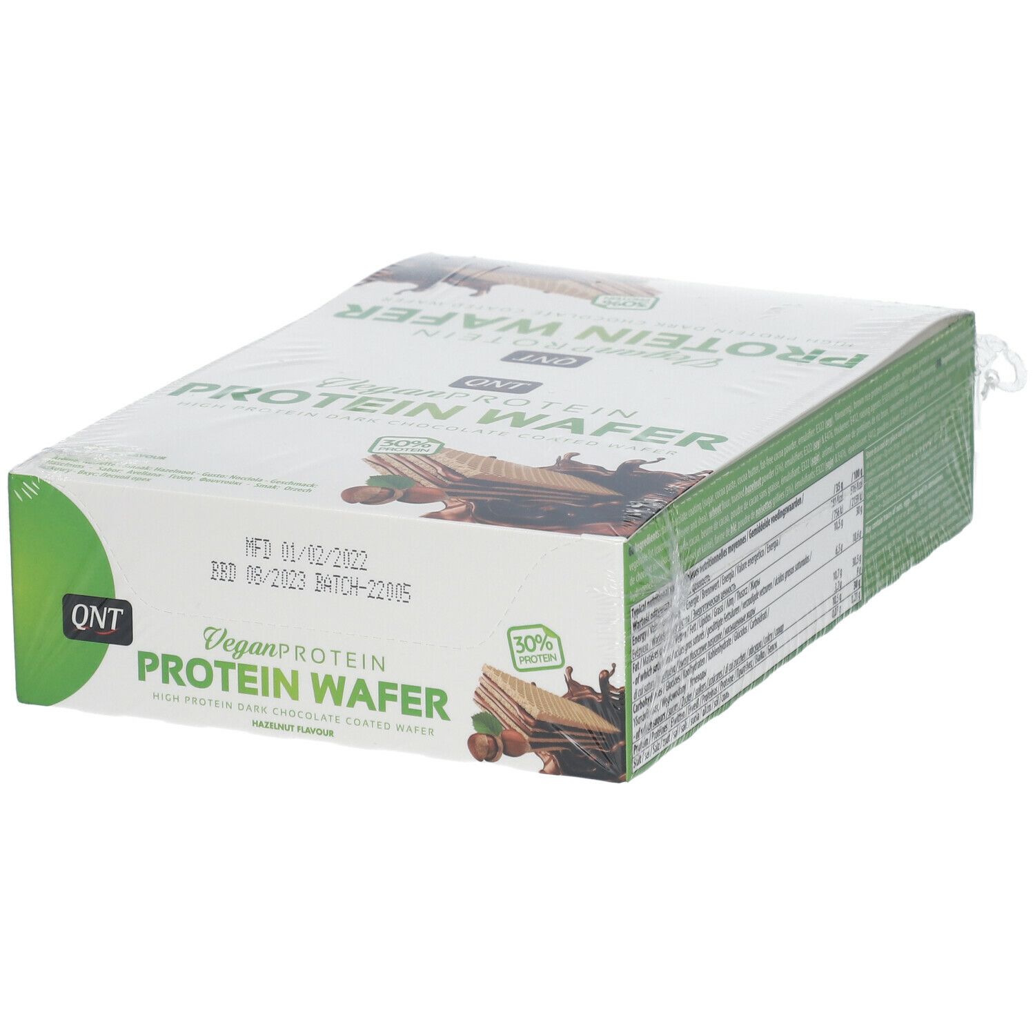 QNT Vegan Protein Wafer Noisette