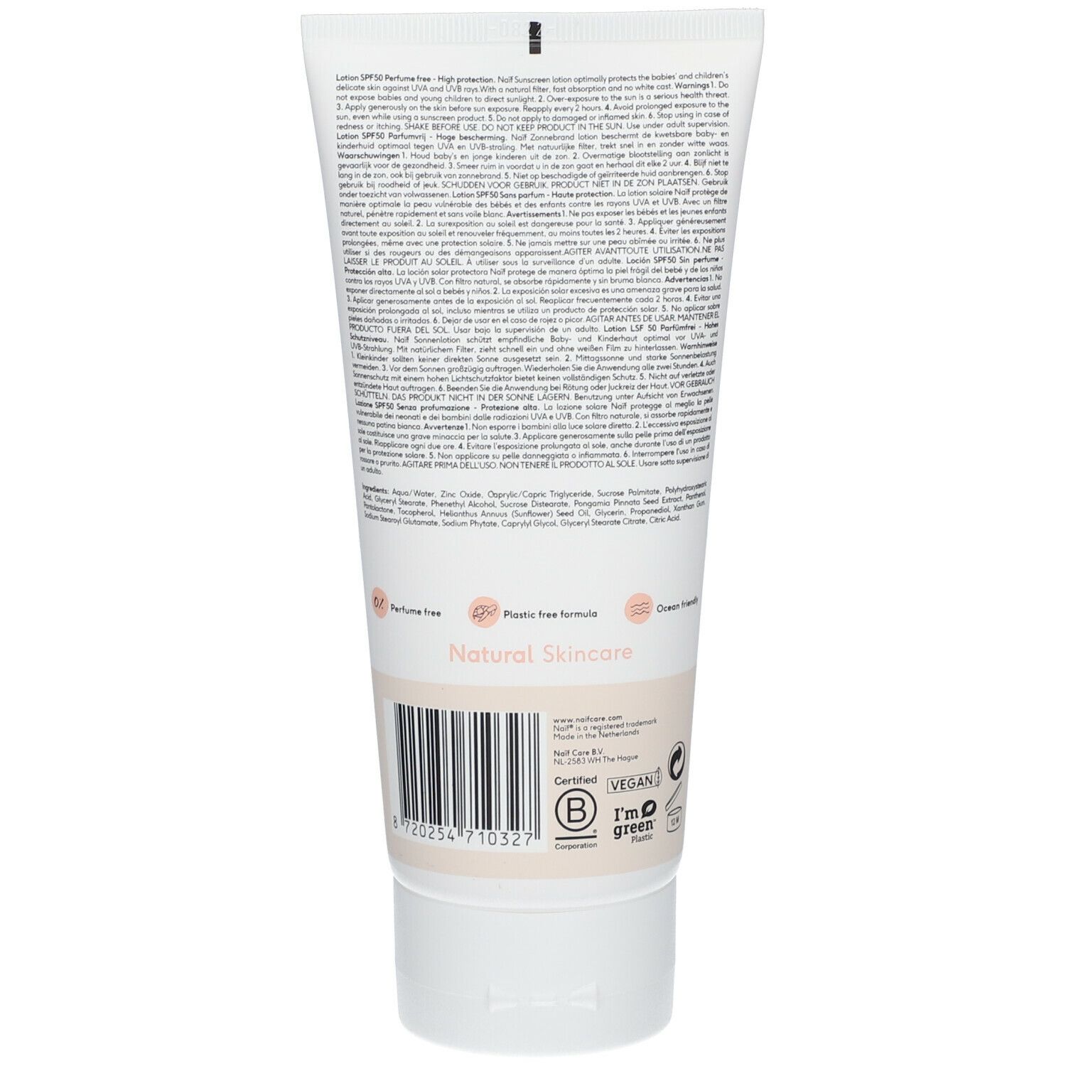 NAÏF® Baby & Kids Sonnenlotion LSF 50 unparfümiert
