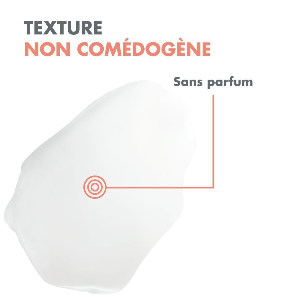 Texture du Baume Avène Xeracalm A.D. Non comédogène, sans parfum.