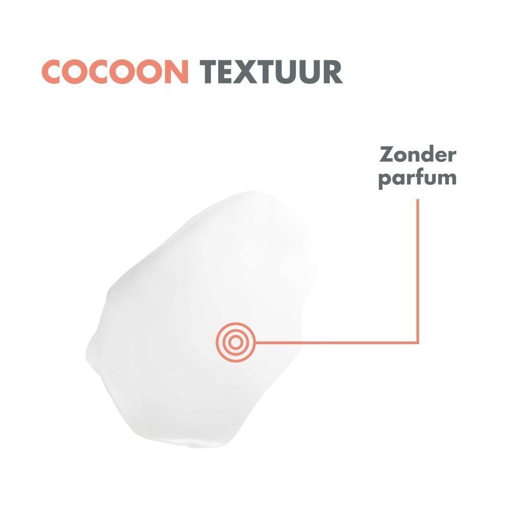 Verpakking met productnaam en merk. Tekst: XeraCalm A.D. Baume Relipidant. 200 ml.