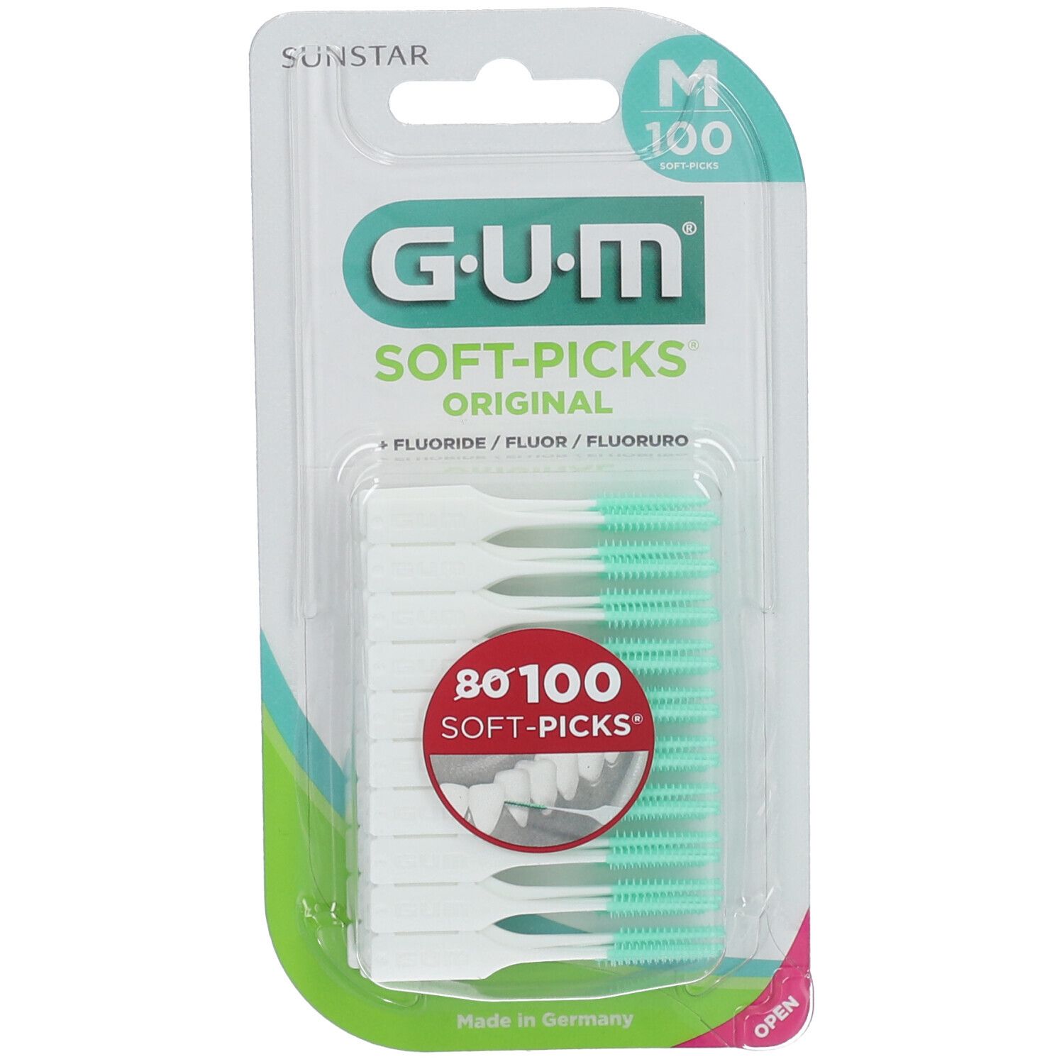 GUM Soft-Picks Original Medium 100 St Zahnbürste