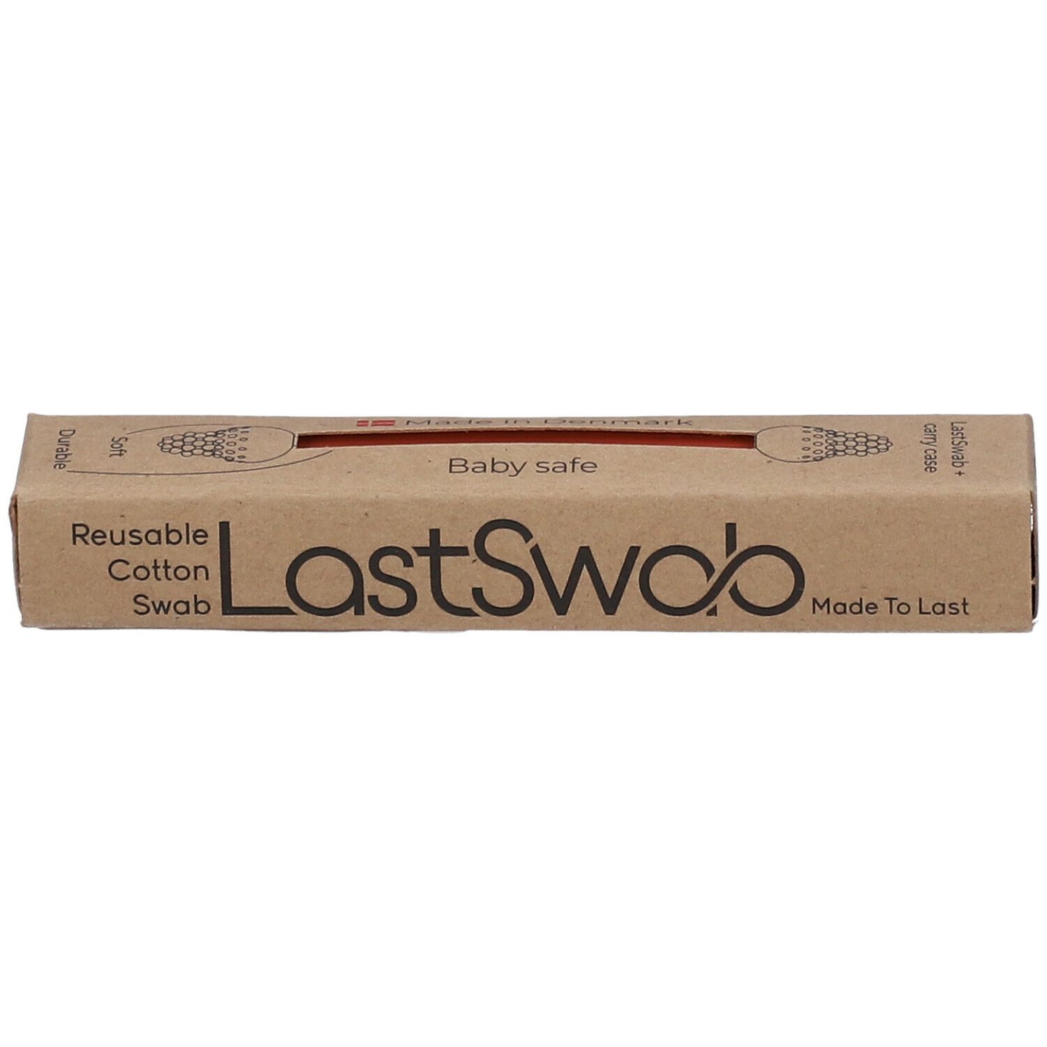 LastSwab Basic wiederverwendbares Ohrstäbchen, peach