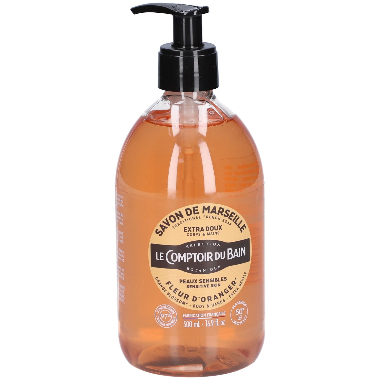 Le Comptoir du Bain Marseille Zeep Oranjebloesem 500 ml Seife