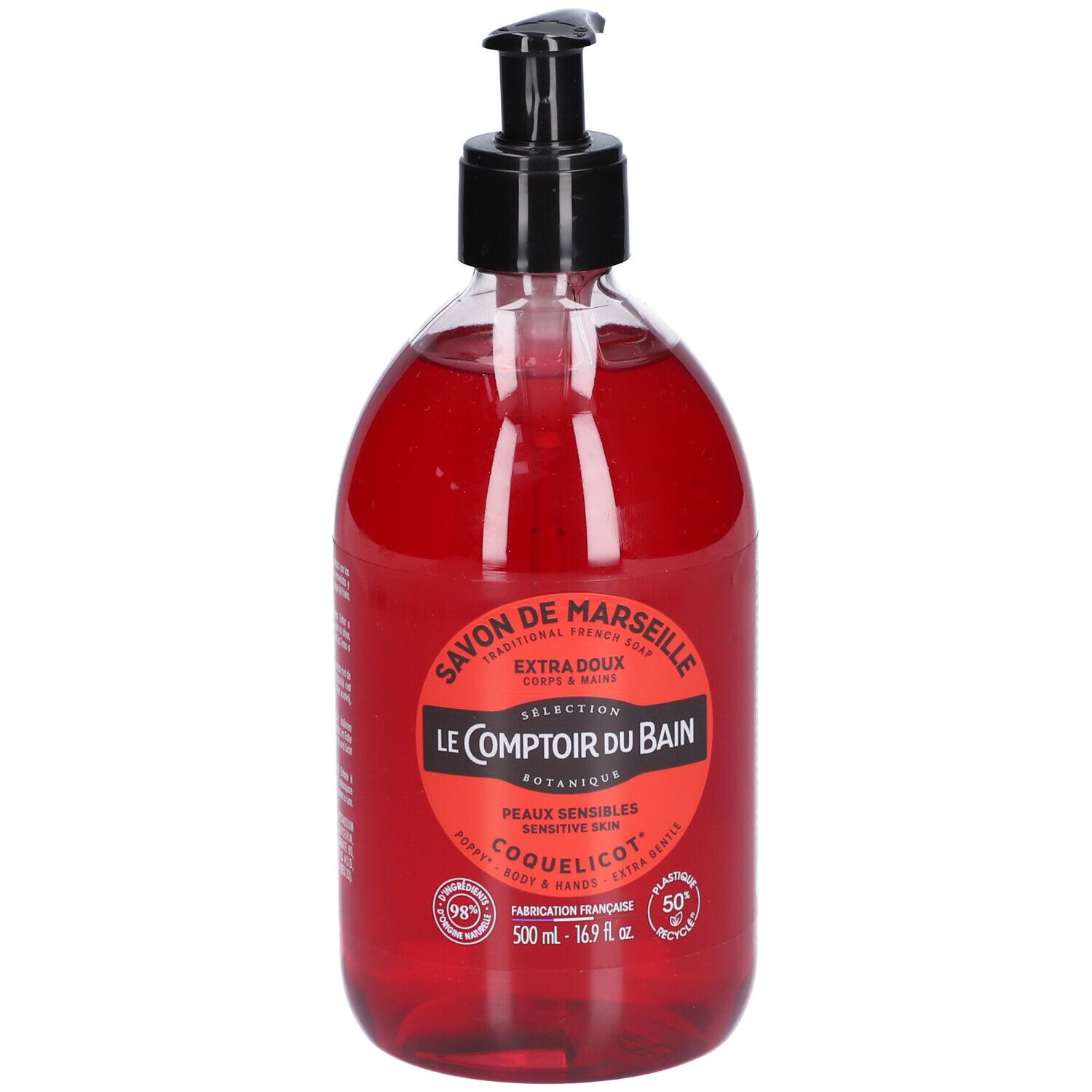 Le Comptoir du Bain Marseille Zeep Papaver 500 ml Seife