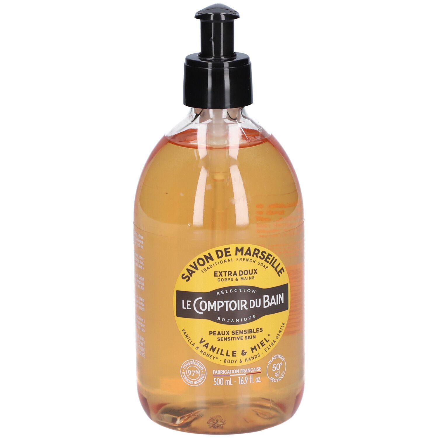 Le Comptoir du Bain Marseille Zeep Vanille & Honing 500 ml Seife