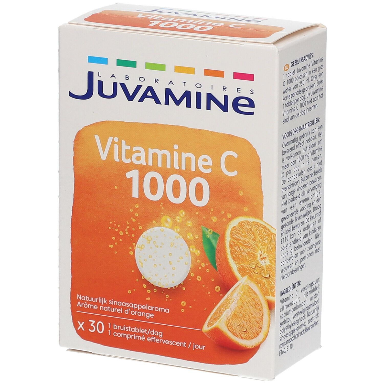 Juvamine Vitamine C 1000 30 comprimés effervescents