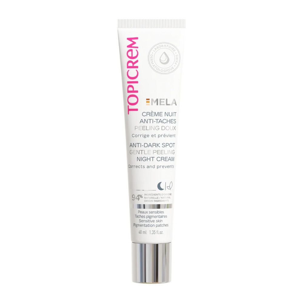 Topicrem Mela Nacht Zachte Peeling Creme Tegen Vlekken 40ml Nf 40 ml