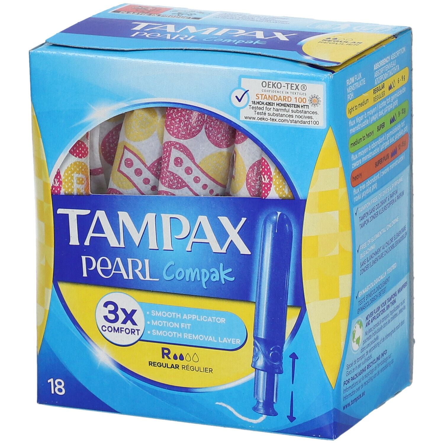 Tampax Pearl Compak Régulier
