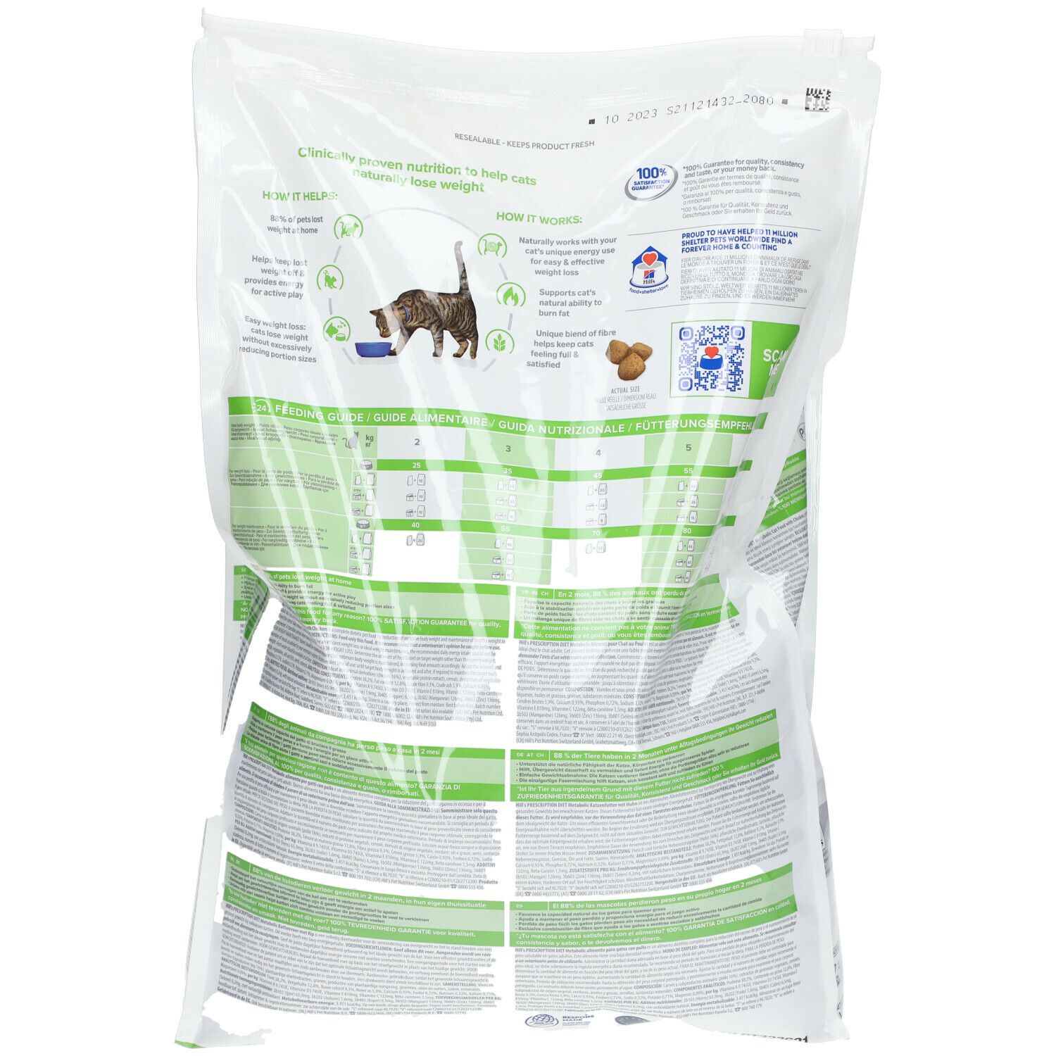 Hill's Prescription Diet Feline Metabolic 3 kg Pellets