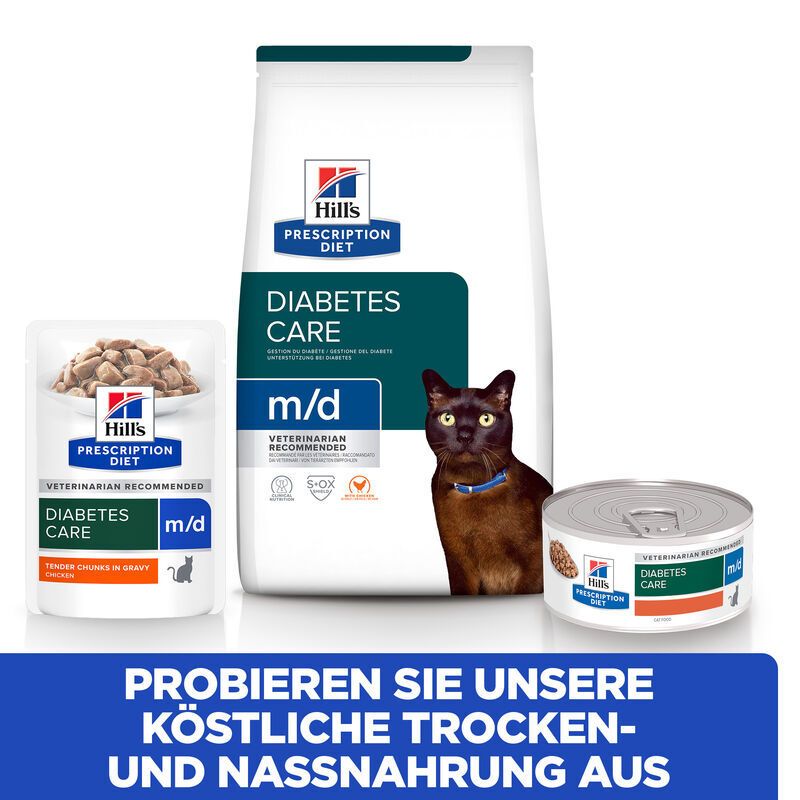 Hill's Prescription Diet m/d Katzenfutter mit Huhn