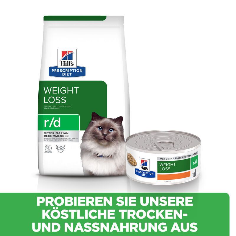 Hill's Prescription Diet r/d Katzenfutter mit Huhn