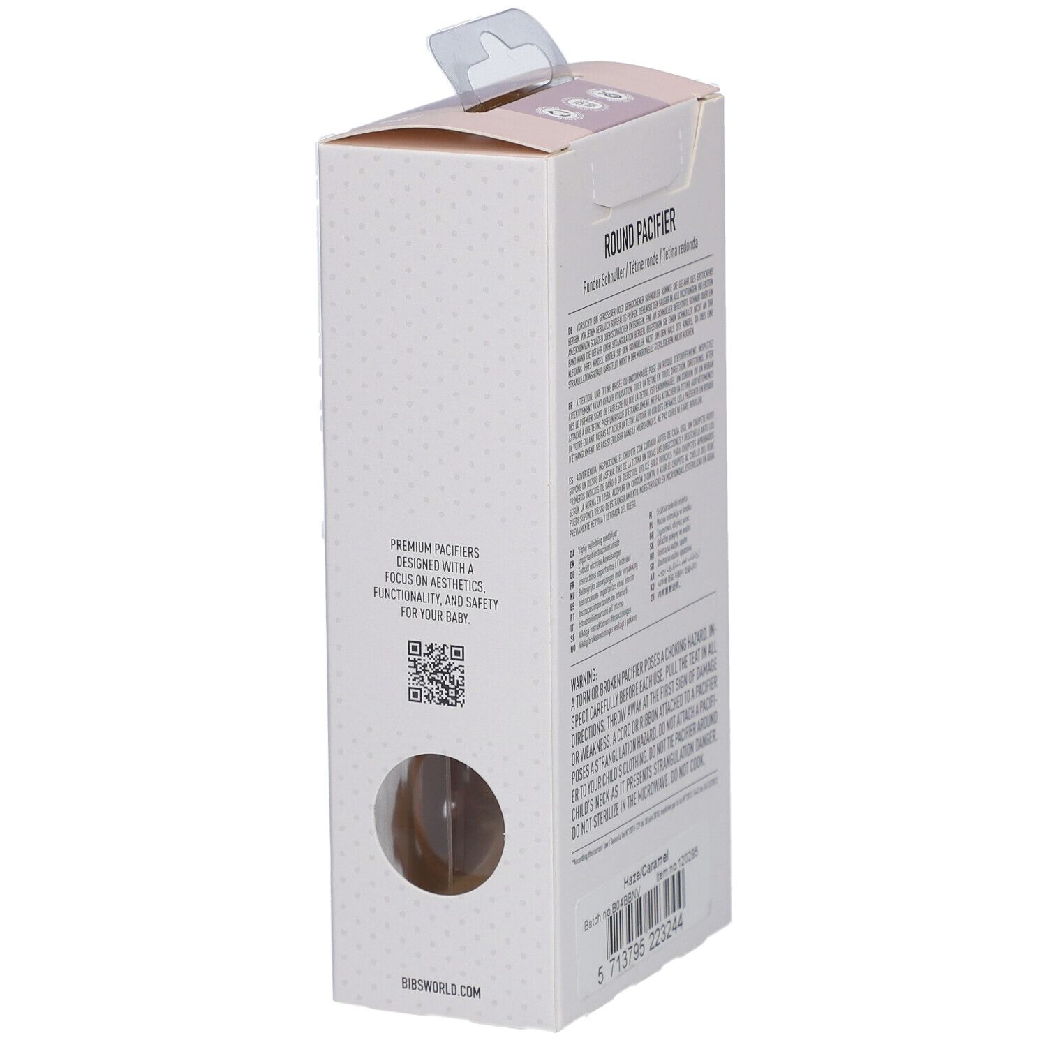 BIBS® BIBS COULEUR Sauger Haselnuss - Karamell 6 - 18 Monate Größe 2