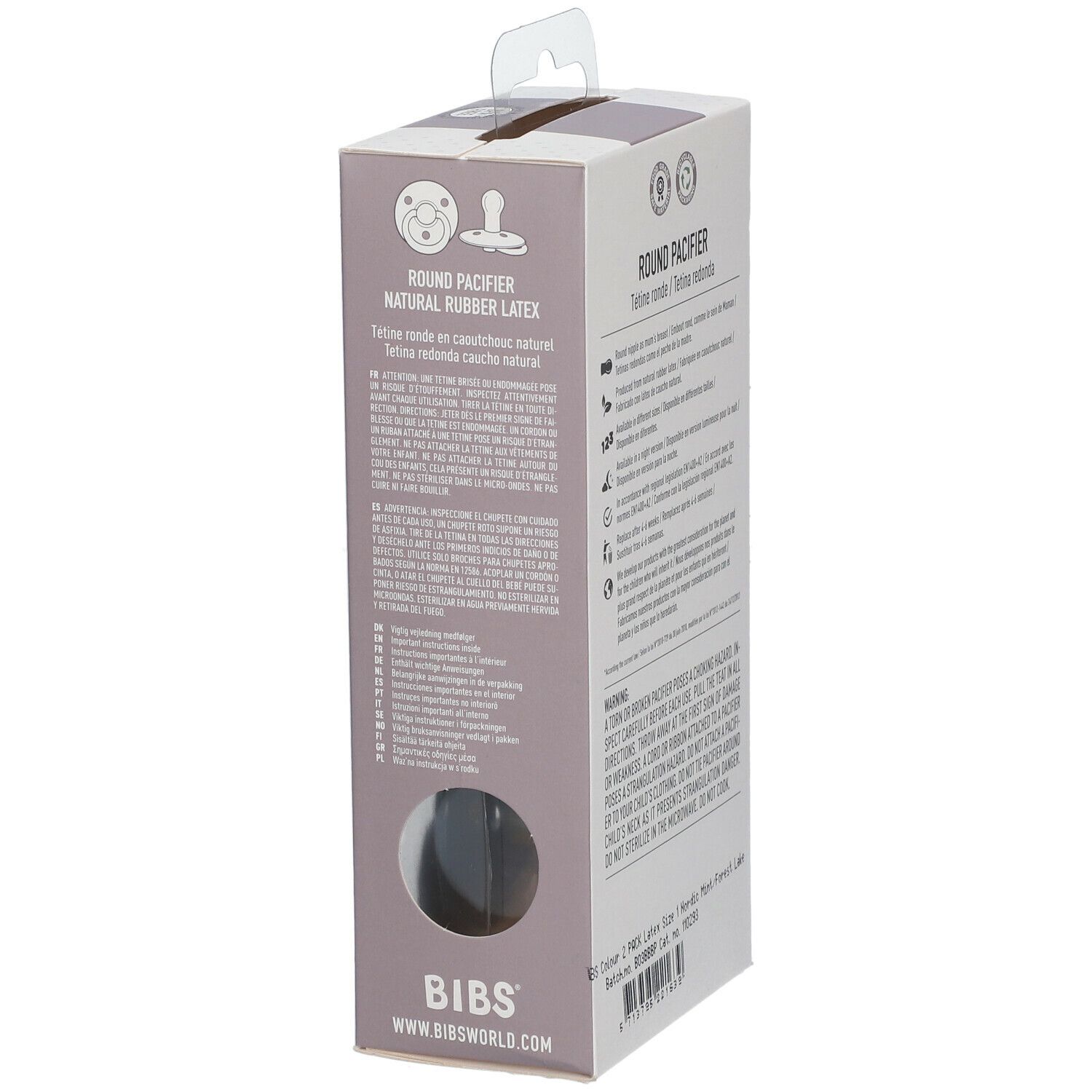 BIBS® BIBS COULEUR Schnuller Mint - Forest Lake 0 - 6 Monate Größe 1