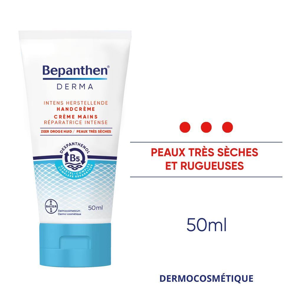 Application de crème pour les mains. Hydrate, protège et aide à réparer les mains sèches.