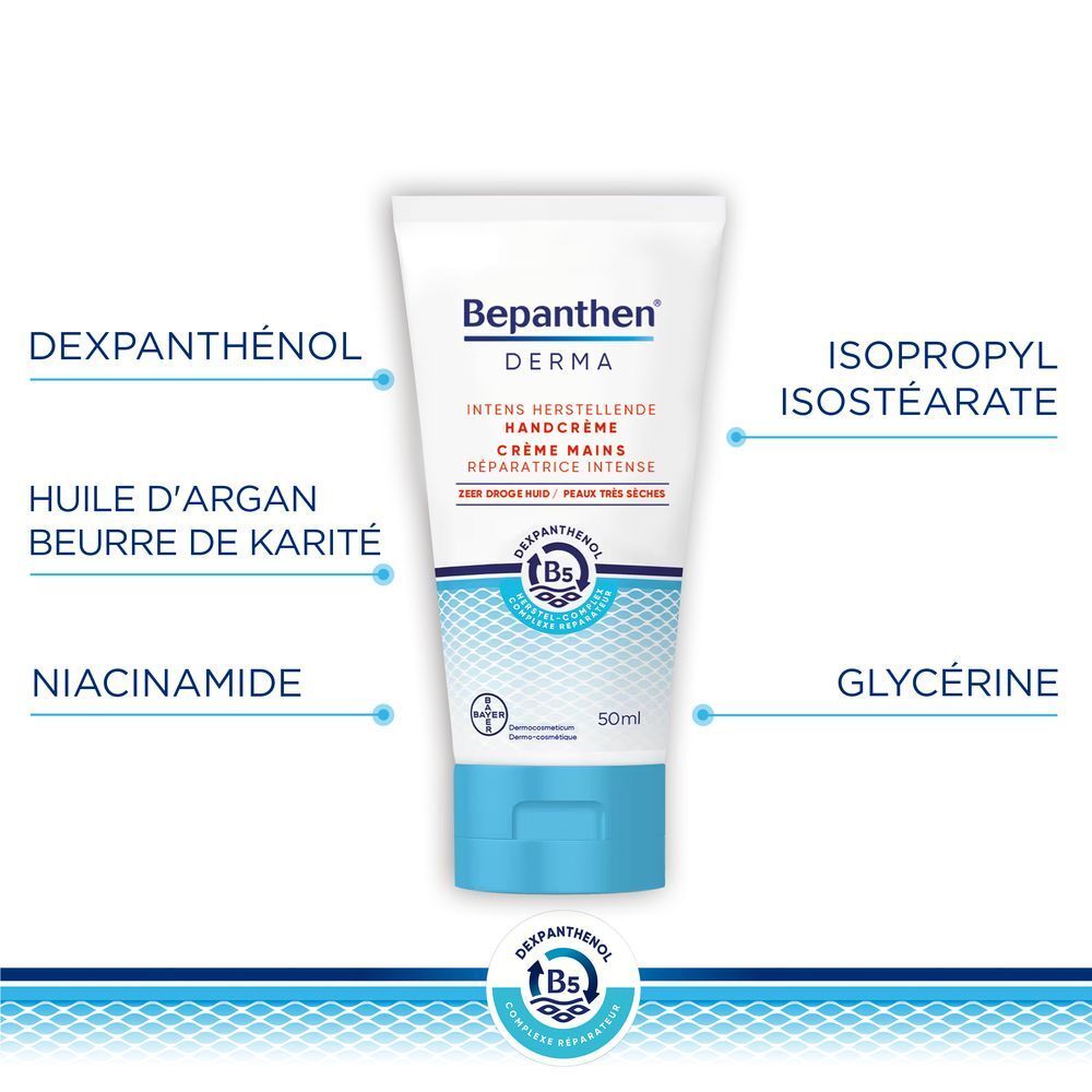 Application de crème pour les mains. Absorbe rapidement et ne colle pas.