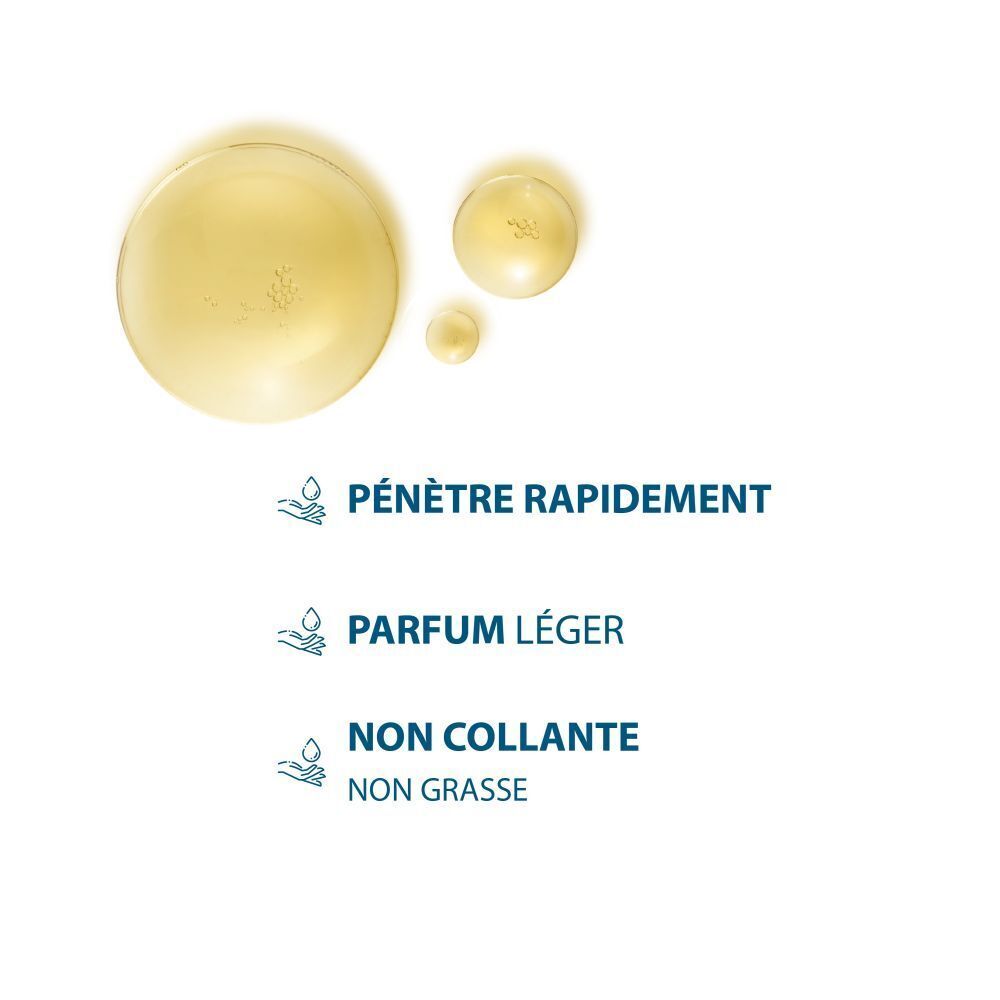 Flacon en verre avec pipette. Inscription: CREASTIM REACTIV, DUCRAY. Lotion antichute.