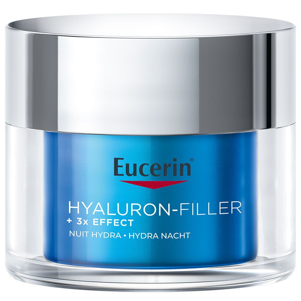 Eucerin Hyaluron-Filler + 3x EFFECT Hydratatie Booster Nachtcrème voor Vrouwen - Gel Vermindert tekenen van Vermoeidheid - Hyaluronzuur - 50 ml