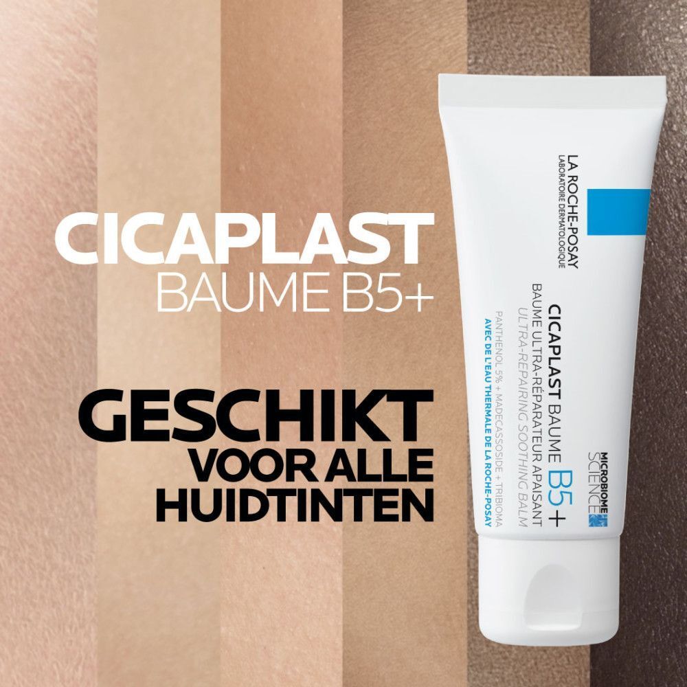Product op de huid. Tekst: Geschikt voor alle huidtinten. Productnaam en merk niet zichtbaar.