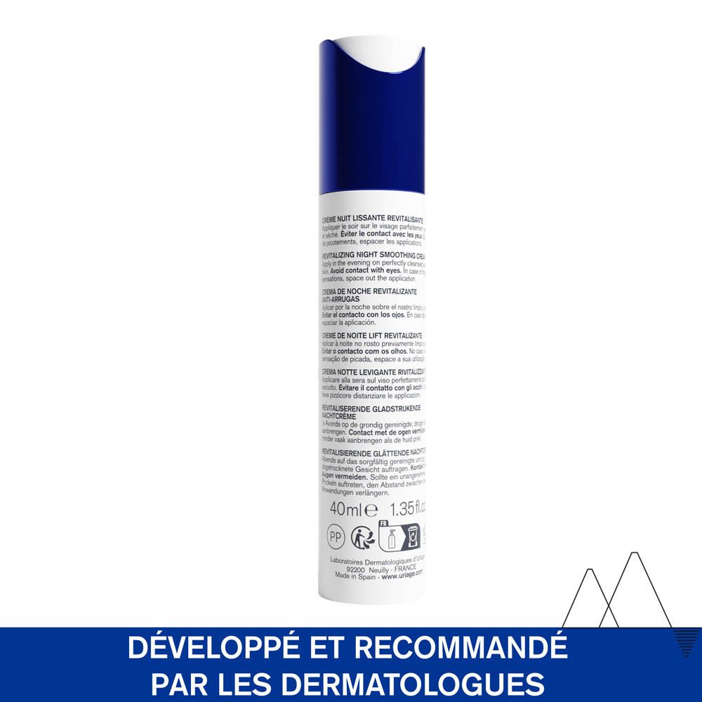 Dos du tube. Texte multilingue. Inscription: 40ml, 1.35 fl.oz.