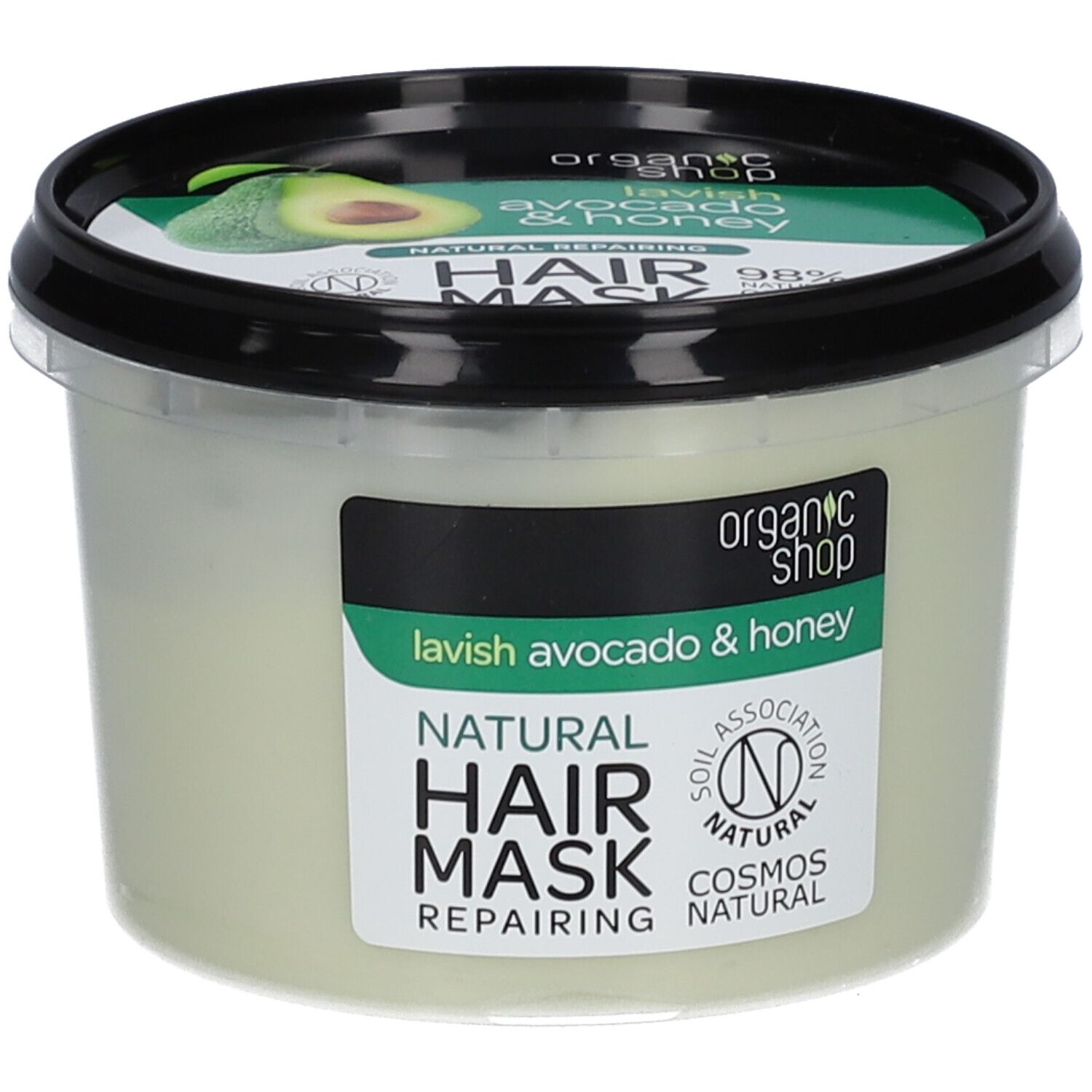 Organic Shop Lavish Avocado & Honey Natural Repairing Hair Mask 250 ml Maske