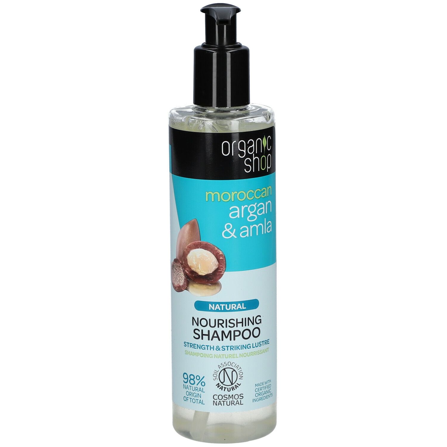 Organic Shop Shampooing Nourrissant Naturel Argan Marocain & Amla