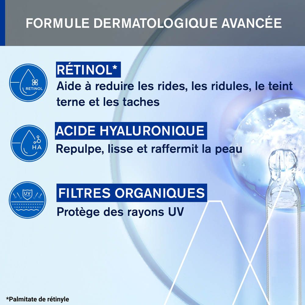 Tube blanche et bleue avec texte et SPF30. Crème de jour Uriage Age Lift.