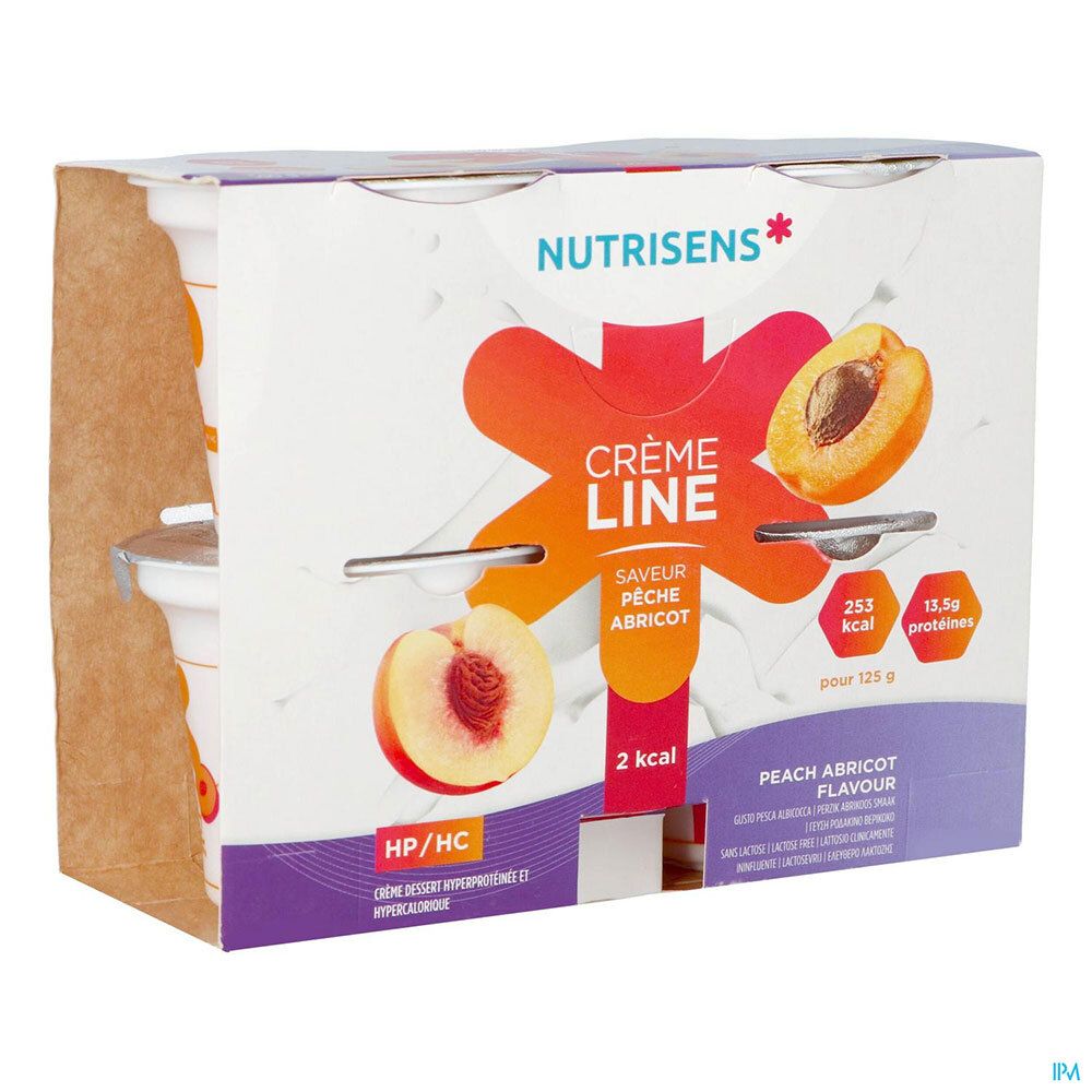Nutrisens Cremeline Hp/Hc 2kcal Abrikoos