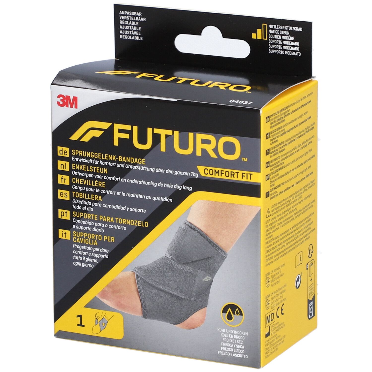 Futuro Comfort Fit Enkelsteun 1 St Bandage(s)