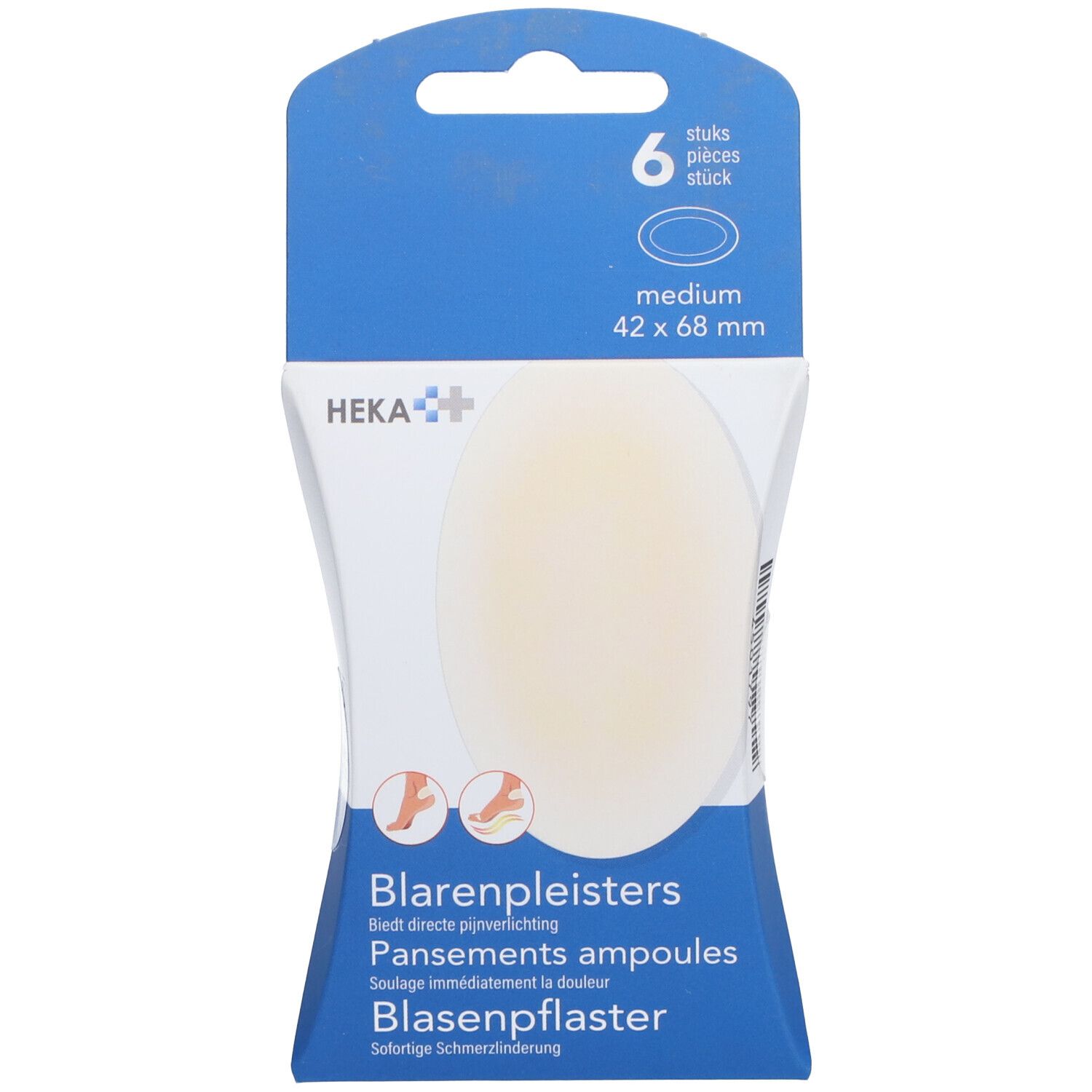 Heka Blarenpleisters Medium 42 x 68 mm