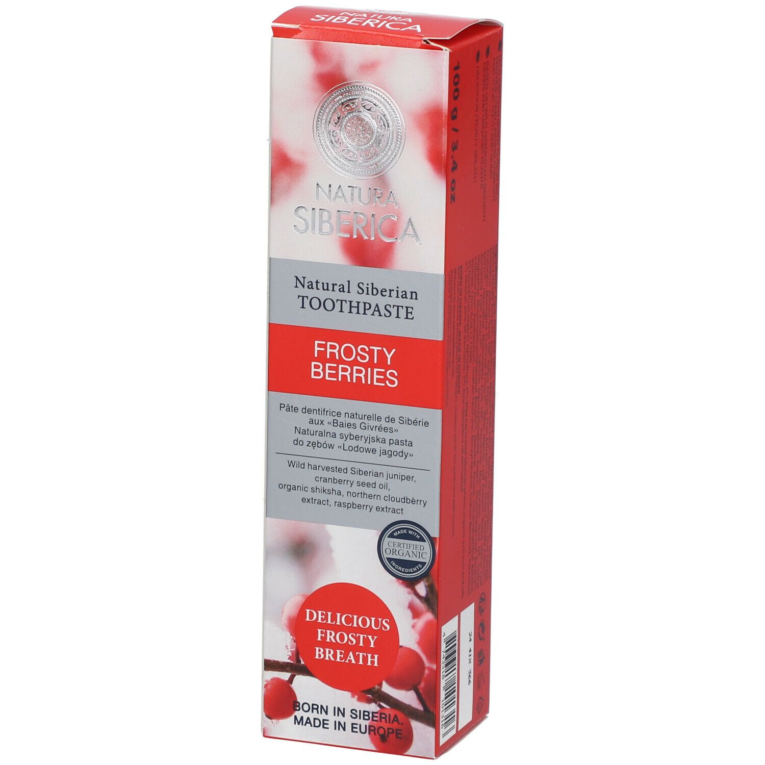 Natura Siberica Natural Siberian toothpaste Frosty berries, 100 gr